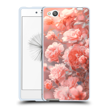 Силиконовый чехол на ZTE Nubia Z9 Mini с принтом Розы цветы