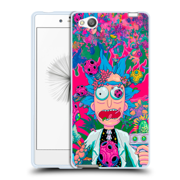 Силиконовый чехол на ZTE Nubia Z9 Mini с принтом Рик и Морти Rick Morty