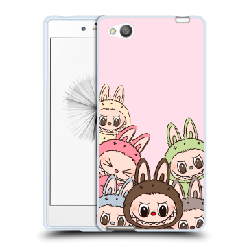 Силиконовый чехол на ZTE Nubia Z9 Mini с принтом Лабубу