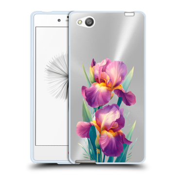 Силиконовый чехол на ZTE Nubia Z9 Mini с принтом Цветы орхидеи