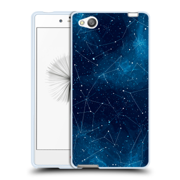 Силиконовый чехол на ZTE Nubia Z9 Mini с принтом Космос звезды