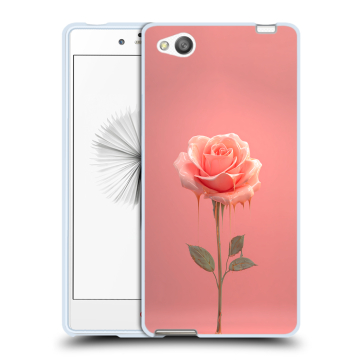 Силиконовый чехол на ZTE Nubia Z9 Mini с принтом Розовая роза
