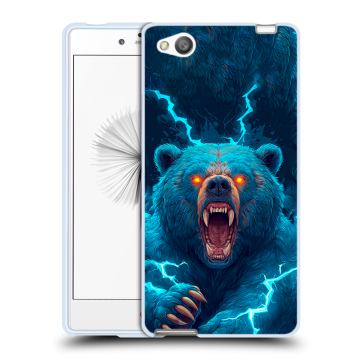 Силиконовый чехол на ZTE Nubia Z9 Mini с принтом Медведь