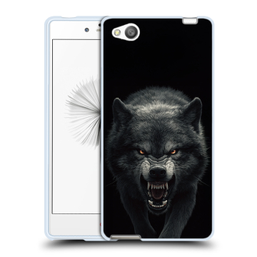 Силиконовый чехол на ZTE Nubia Z9 Mini с принтом Волк