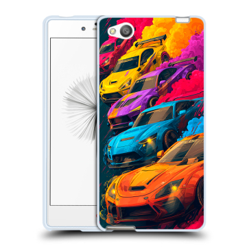 Силиконовый чехол на ZTE Nubia Z9 Mini с принтом Тачки