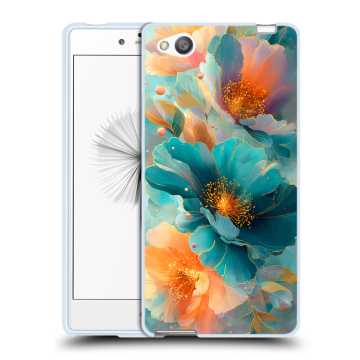Силиконовый чехол на ZTE Nubia Z9 Mini с принтом Цветы