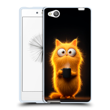 Силиконовый чехол на ZTE Nubia Z9 Mini с принтом Смешной кот