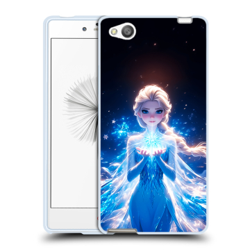 Силиконовый чехол на ZTE Nubia Z9 Mini с принтом Холодное сердце Frozen