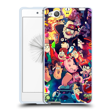 Силиконовый чехол на ZTE Nubia Z9 Mini с принтом Gravity Falls Гравити Фолз