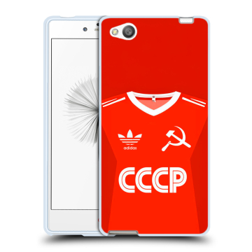 Силиконовый чехол на ZTE Nubia Z9 Mini с принтом Флаг Герб СССР
