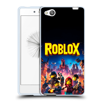 Силиконовый чехол на ZTE Nubia Z9 Mini с принтом Roblox Роблокс