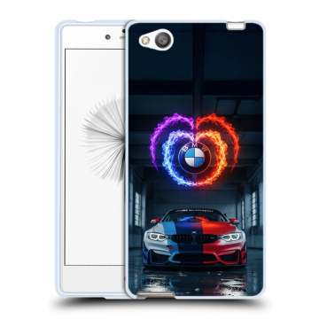 Силиконовый чехол на ZTE Nubia Z9 Mini с принтом BMW БМВ