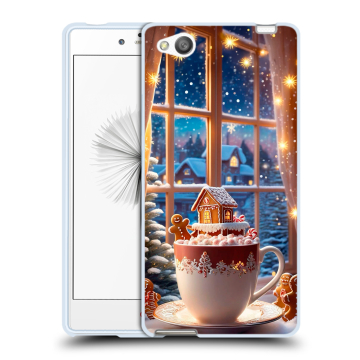 Силиконовый чехол на ZTE Nubia Z9 Mini с принтом Новый год