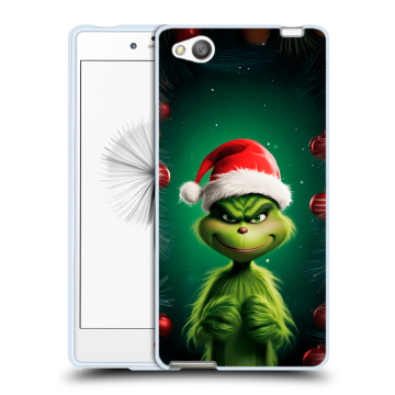 Силиконовый чехол на ZTE Nubia Z9 Mini с принтом Гринч Новый год Рождество