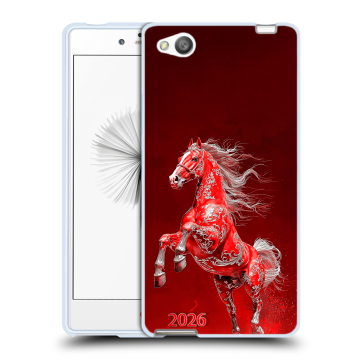Силиконовый чехол на ZTE Nubia Z9 Mini с принтом Новый год