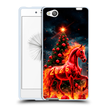 Силиконовый чехол на ZTE Nubia Z9 Mini с принтом Новый год