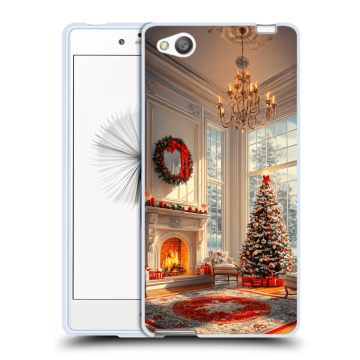 Силиконовый чехол на ZTE Nubia Z9 Mini с принтом Новый год