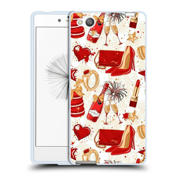 Силиконовый чехол на ZTE Nubia Z9 Mini с принтом Новый год