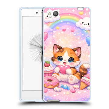 Силиконовый чехол на ZTE Nubia Z9 Mini с принтом для девочек