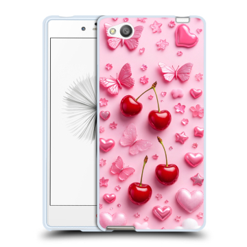 Силиконовый чехол на ZTE Nubia Z9 Mini с принтом для девочек