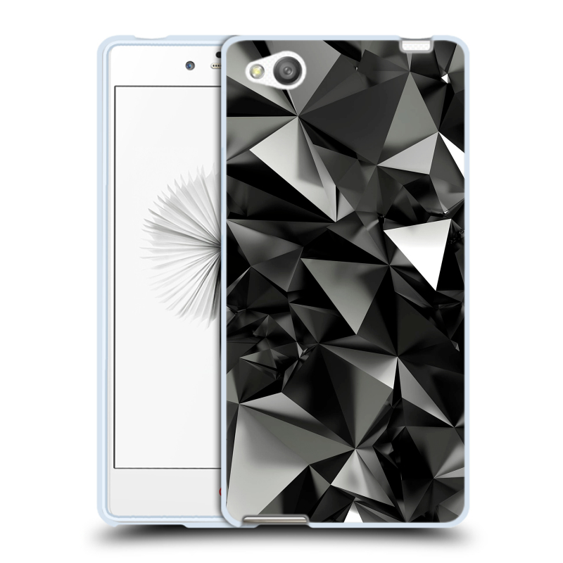 Пластиковый чехол на ZTE Nubia Z9 Mini с принтом Черные кристаллы Пластиковый чехол на ZTE Nubia Z9 Mini с принтом Черные кристаллы