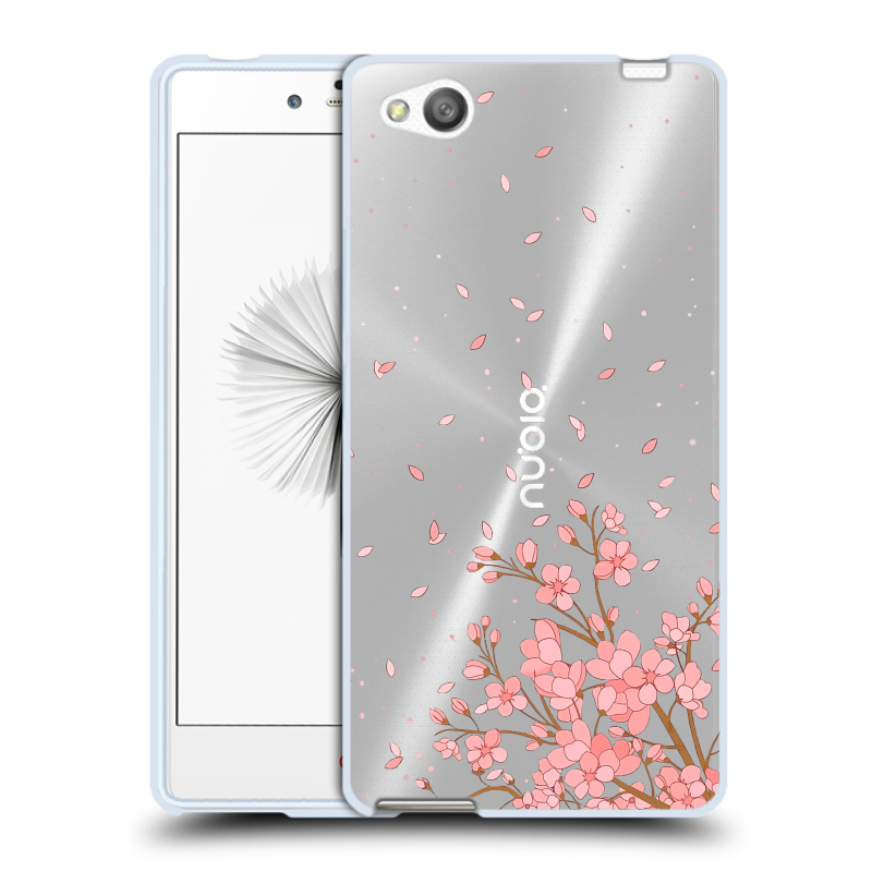 Силиконовый чехол на ZTE Nubia Z9 Mini с принтом Ветка сакуры Силиконовый чехол на ZTE Nubia Z9 Mini с принтом Ветка сакуры