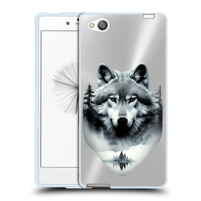 Пластиковый чехол на ZTE Nubia Z9 Mini с принтом Волк в лесу Пластиковый чехол на ZTE Nubia Z9 Mini с принтом Волк в лесу