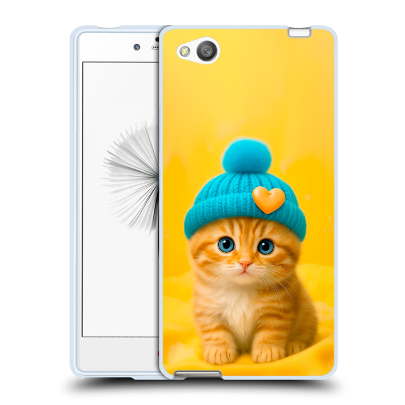 Силиконовый чехол на ZTE Nubia Z9 Mini с принтом Котенок в шапке Силиконовый чехол на ZTE Nubia Z9 Mini с принтом Котенок в шапке