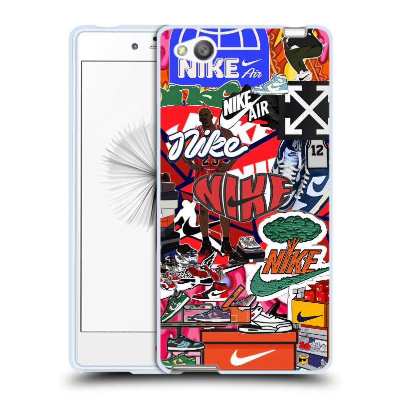 Силиконовый чехол на ZTE Nubia Z9 Mini с принтом Найк Nike яркий Силиконовый чехол на ZTE Nubia Z9 Mini с принтом Найк Nike яркий