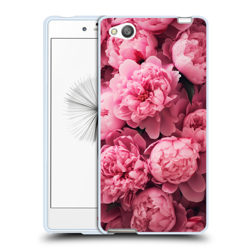 Пластиковый чехол на ZTE Nubia Z9 Mini с принтом цветы пионы Пластиковый чехол на ZTE Nubia Z9 Mini с принтом цветы пионы