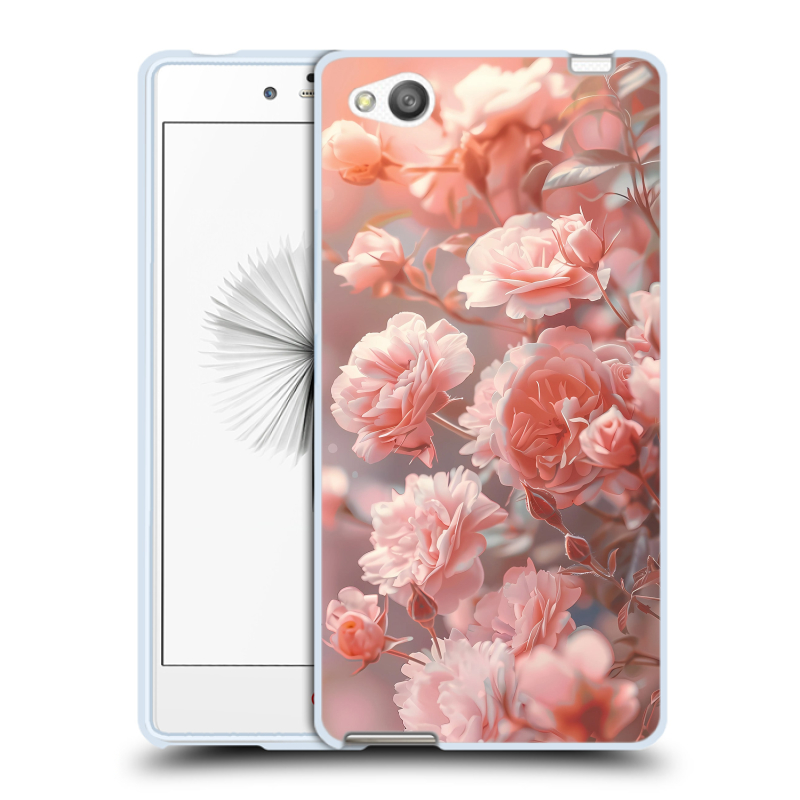 Силиконовый чехол на ZTE Nubia Z9 Mini с принтом Розовые розы Силиконовый чехол на ZTE Nubia Z9 Mini с принтом Розовые розы