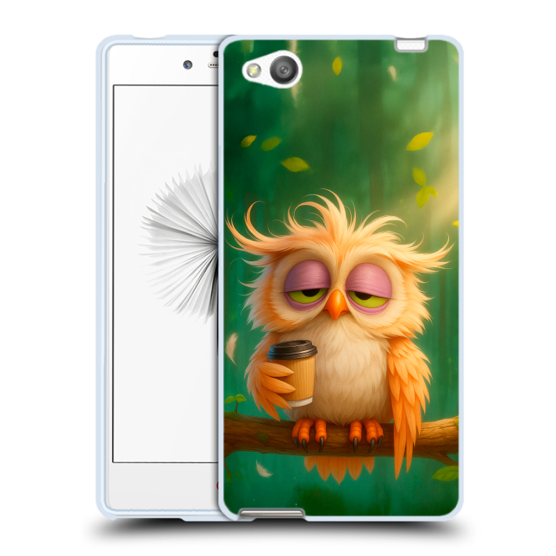 Пластиковый чехол на ZTE Nubia Z9 Mini с принтом сова Пластиковый чехол на ZTE Nubia Z9 Mini с принтом сова