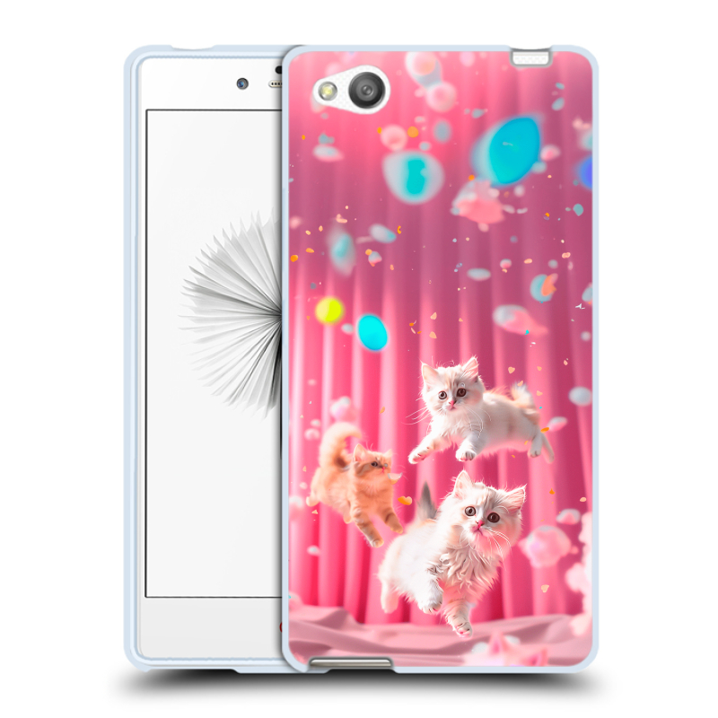 Пластиковый чехол на ZTE Nubia Z9 Mini с принтом милые котики Пластиковый чехол на ZTE Nubia Z9 Mini с принтом милые котики