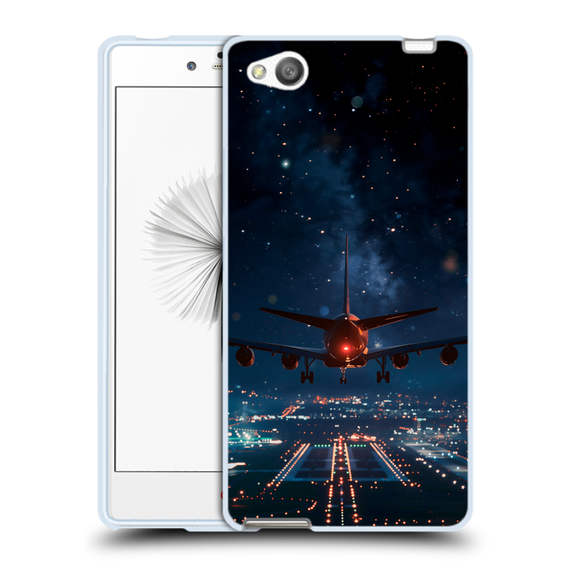 Силиконовый чехол на ZTE Nubia Z9 Mini с принтом самолет Силиконовый чехол на ZTE Nubia Z9 Mini с принтом самолет