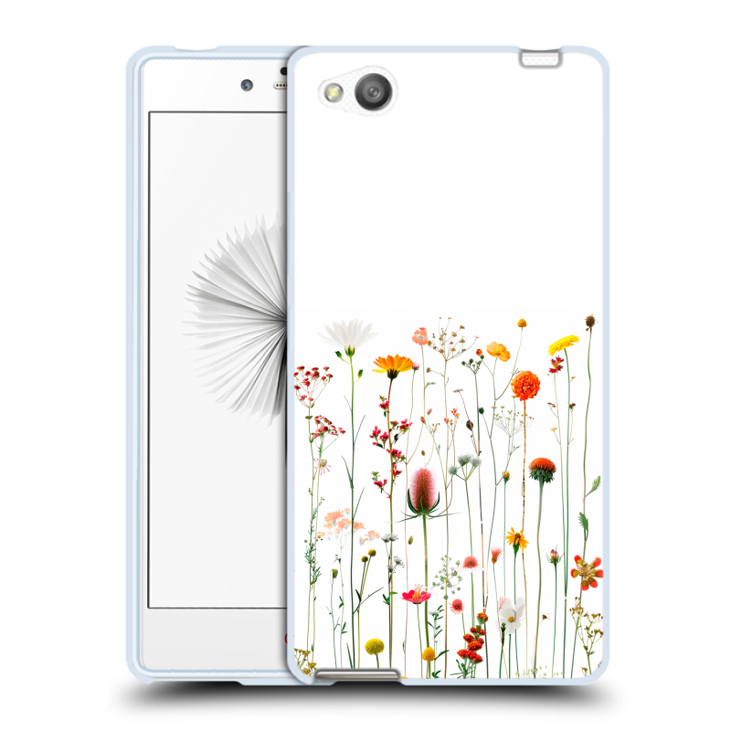 Силиконовый чехол на ZTE Nubia Z9 Mini с принтом цветы Силиконовый чехол на ZTE Nubia Z9 Mini с принтом цветы