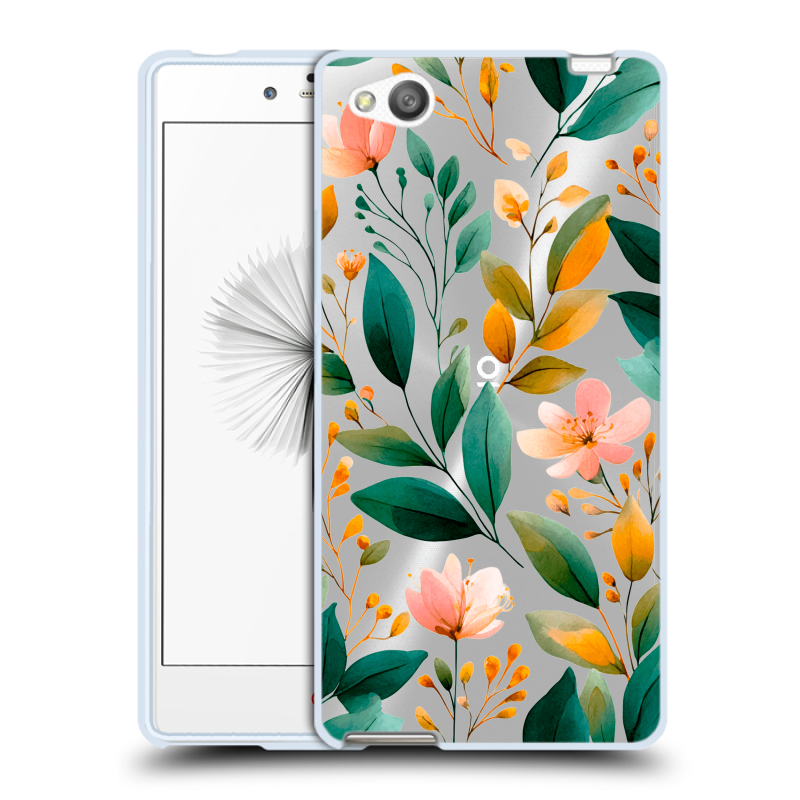 Пластиковый чехол на ZTE Nubia Z9 Mini с принтом Цветы паттерн Пластиковый чехол на ZTE Nubia Z9 Mini с принтом Цветы паттерн