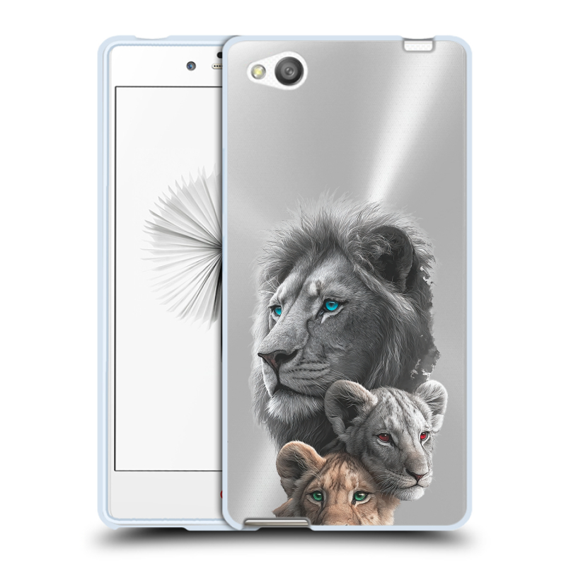 Пластиковый чехол на ZTE Nubia Z9 Mini с принтом Львы Пластиковый чехол на ZTE Nubia Z9 Mini с принтом Львы