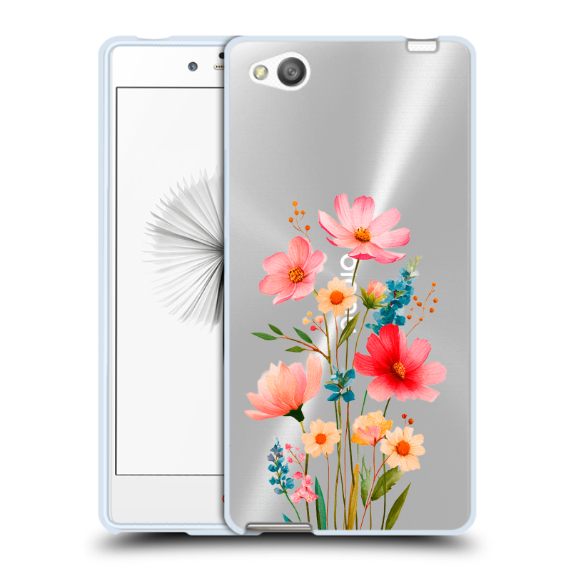 Силиконовый чехол на ZTE Nubia Z9 Mini с принтом Цветы Силиконовый чехол на ZTE Nubia Z9 Mini с принтом Цветы