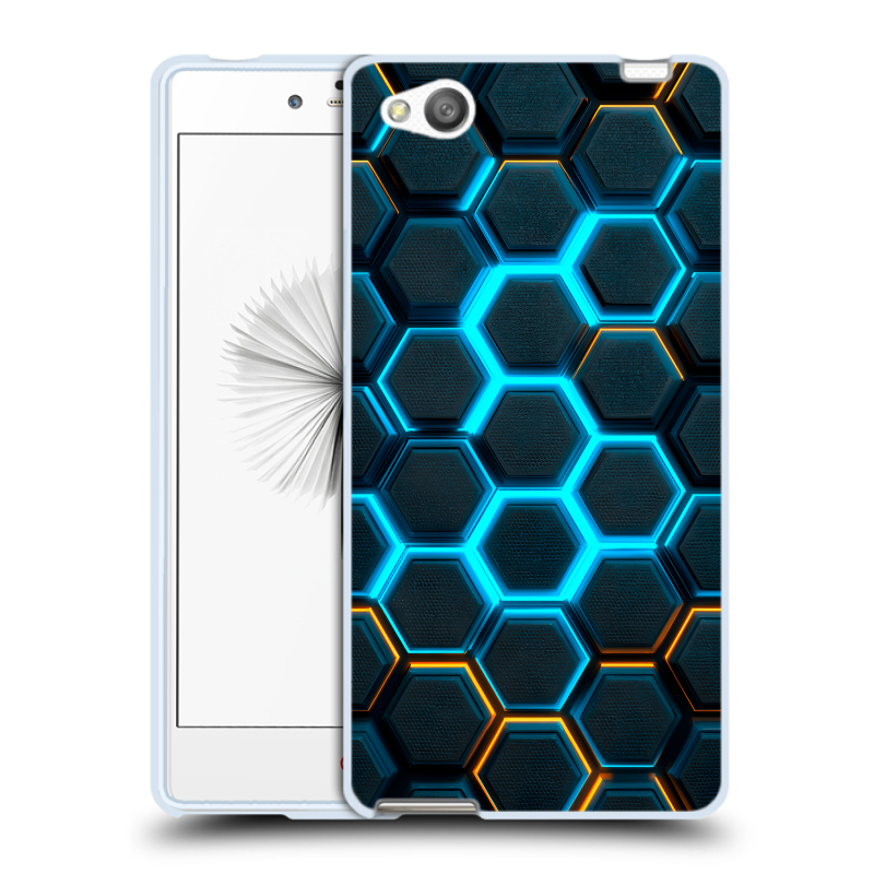 Пластиковый чехол на ZTE Nubia Z9 Mini с принтом Неоновые соты Пластиковый чехол на ZTE Nubia Z9 Mini с принтом Неоновые соты
