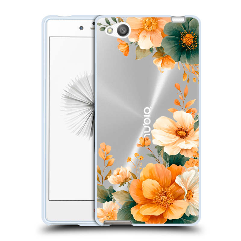 Пластиковый чехол на ZTE Nubia Z9 Mini с принтом Цветы принт Пластиковый чехол на ZTE Nubia Z9 Mini с принтом Цветы принт