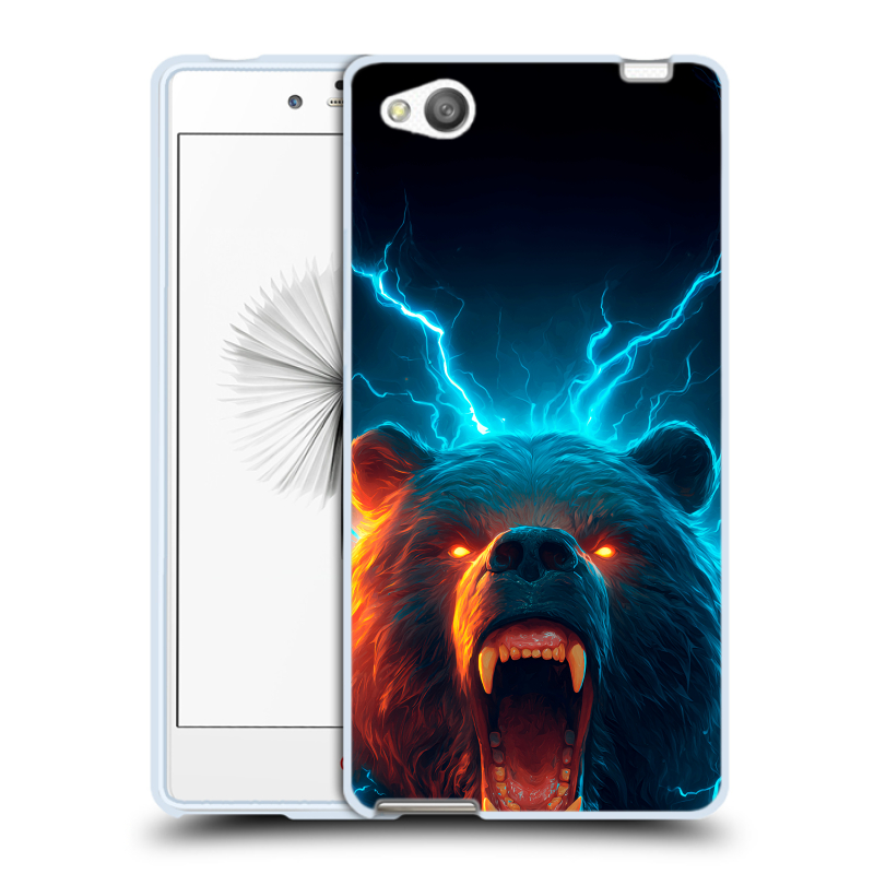 Силиконовый чехол на ZTE Nubia Z9 Mini с принтом Медведь Силиконовый чехол на ZTE Nubia Z9 Mini с принтом Медведь