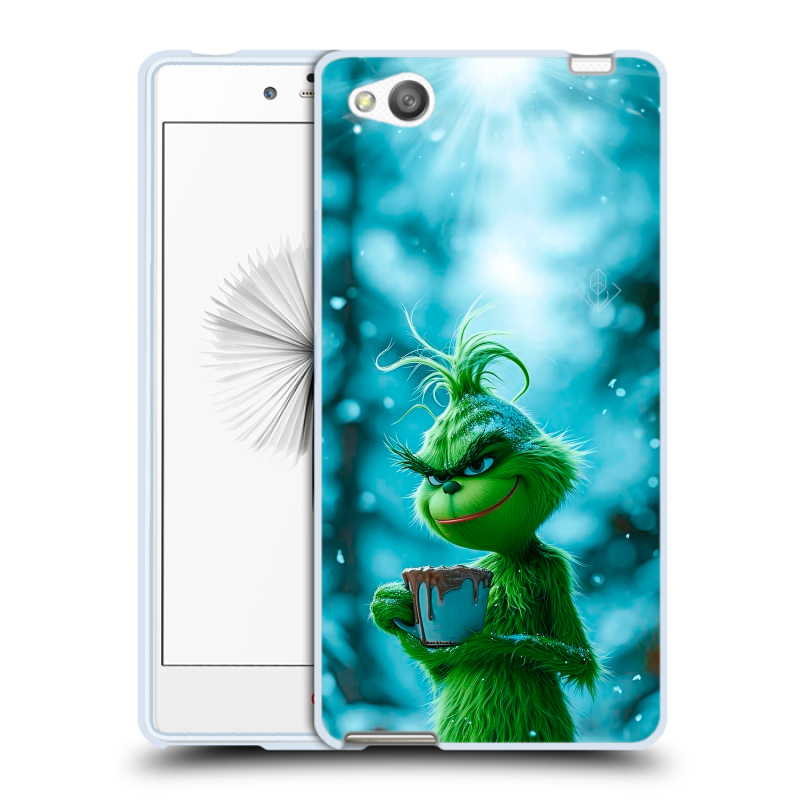 Пластиковый чехол на ZTE Nubia Z9 Mini с принтом Новый год гринч Пластиковый чехол на ZTE Nubia Z9 Mini с принтом Новый год гринч