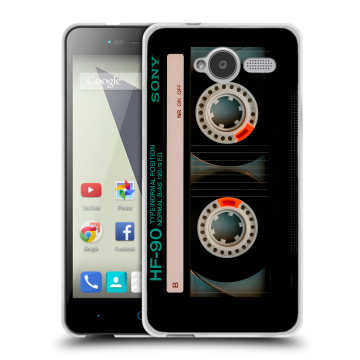 Силиконовый чехол на ZTE Blade L3 с принтом Кассета