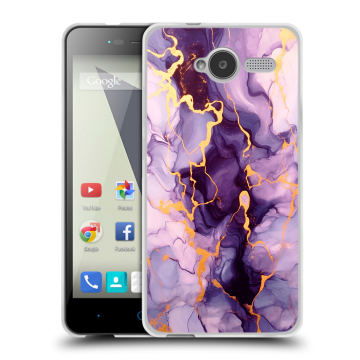 Силиконовый чехол на ZTE Blade L3 с принтом Мрамор Силиконовый чехол на ZTE Blade L3 с принтом Мрамор