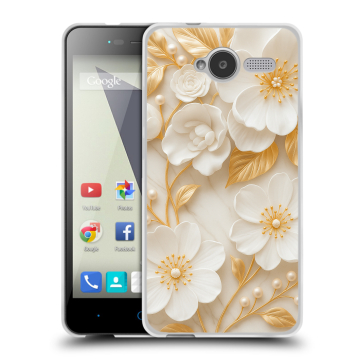 Силиконовый чехол на ZTE Blade L3 с принтом Цветы Силиконовый чехол на ZTE Blade L3 с принтом Цветы