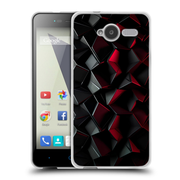 Силиконовый чехол на ZTE Blade L3 с принтом Абстракция