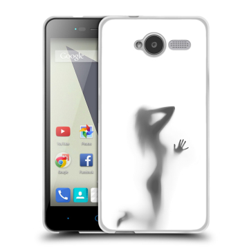 Силиконовый чехол на ZTE Blade L3 с принтом Силуэт