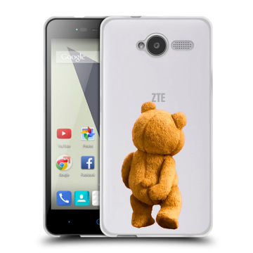 Силиконовый чехол на ZTE Blade L3 с принтом Медведь Силиконовый чехол на ZTE Blade L3 с принтом Медведь