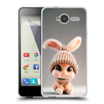 Силиконовый чехол на ZTE Blade L3 с принтом Кролик Силиконовый чехол на ZTE Blade L3 с принтом Кролик