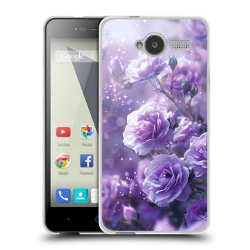 Силиконовый чехол на ZTE Blade L3 с принтом Розы цветы Силиконовый чехол на ZTE Blade L3 с принтом Розы цветы